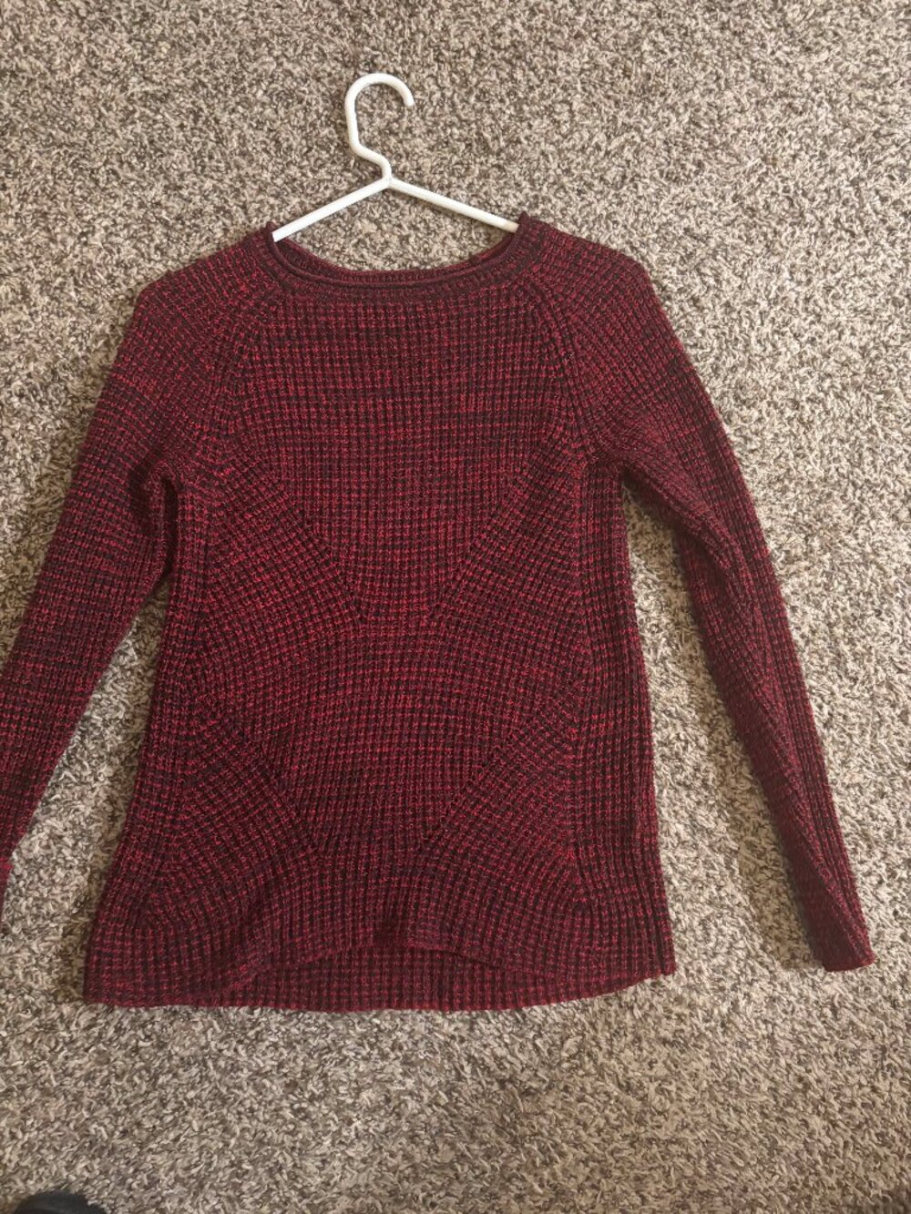 Red Style and Co Sweater Petite Small